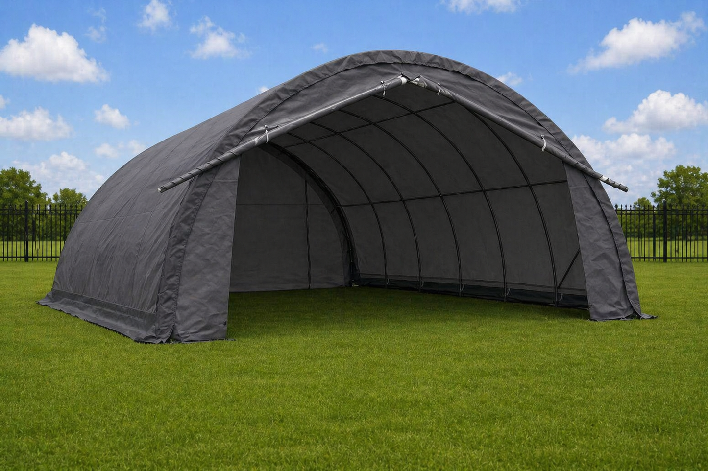 20ft x 20ft Car Port Shelter (Extra Heavy Duty 900g PVC, Full Kit)