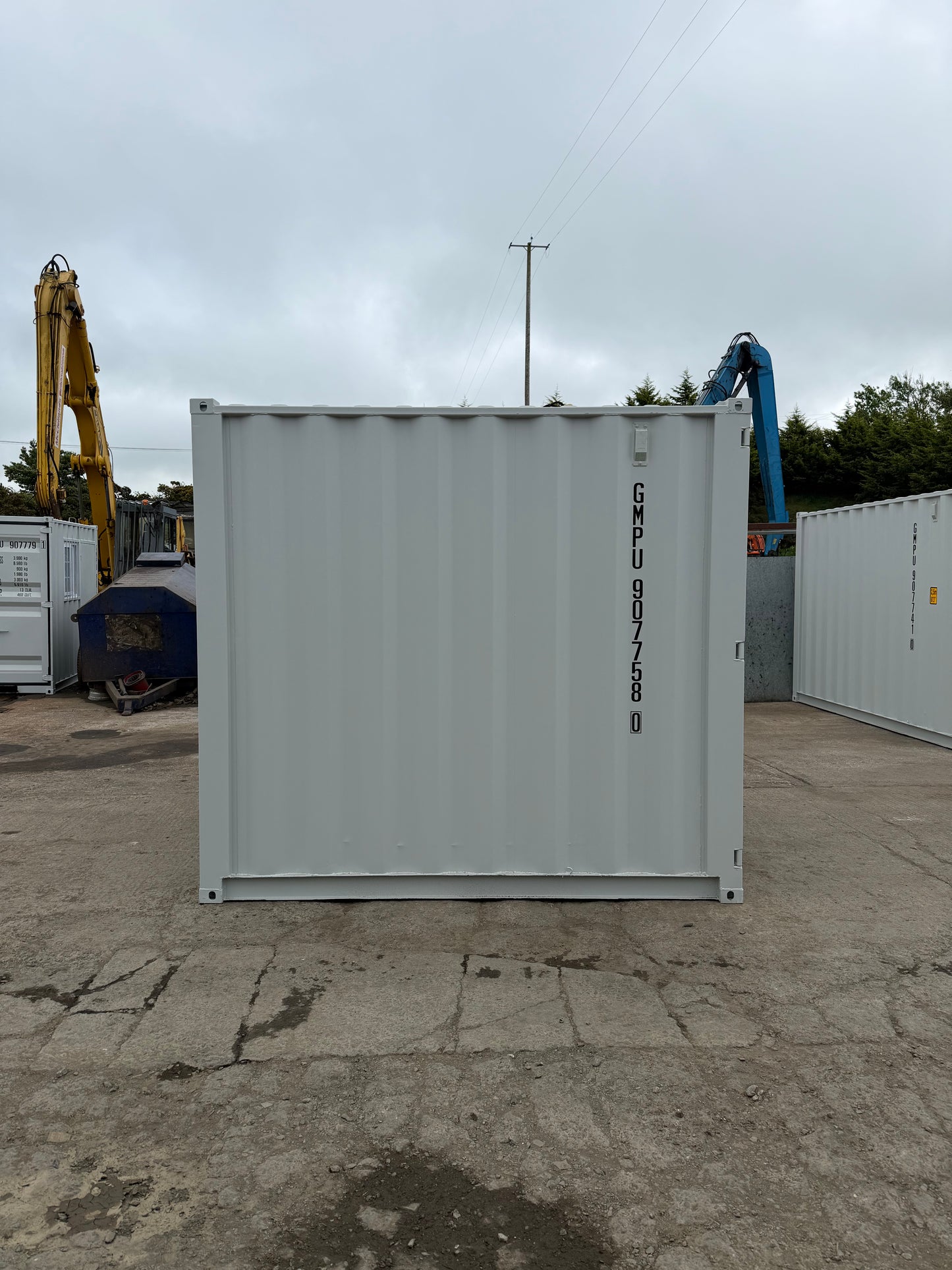 Mini Storage Container Ireland – Steel Site Container with Window & Double Door Access