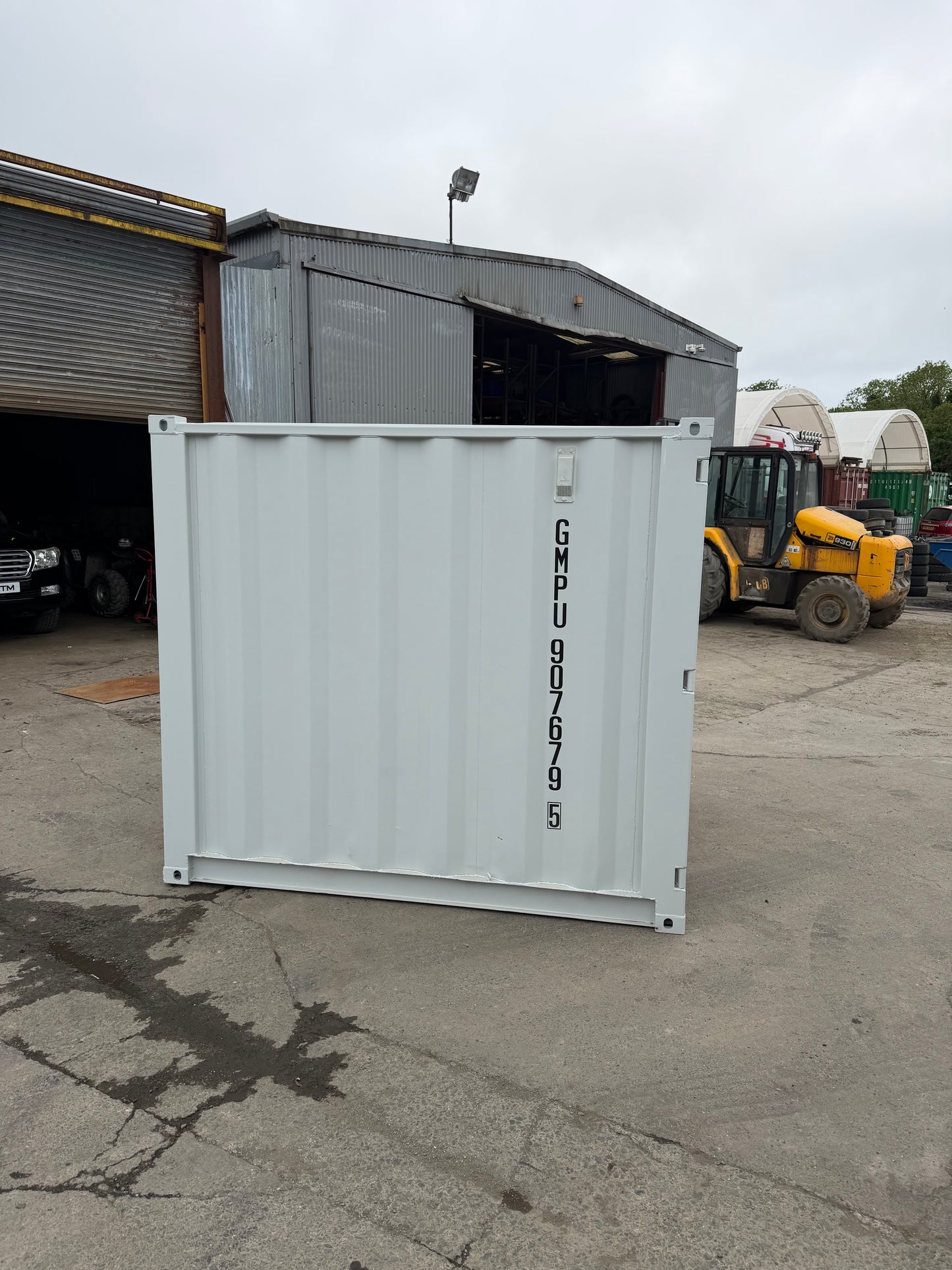 Mini Storage Container Ireland – Steel Site Container with Window & Double Door Access