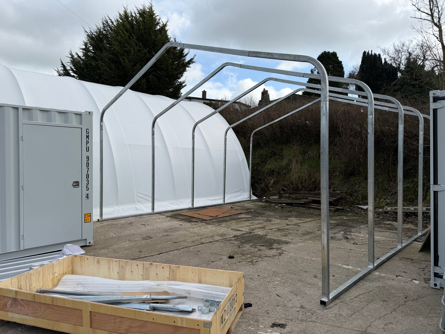 M202012 Galvanised Steel Carport Shelter Full Kit 20ft x 20ft