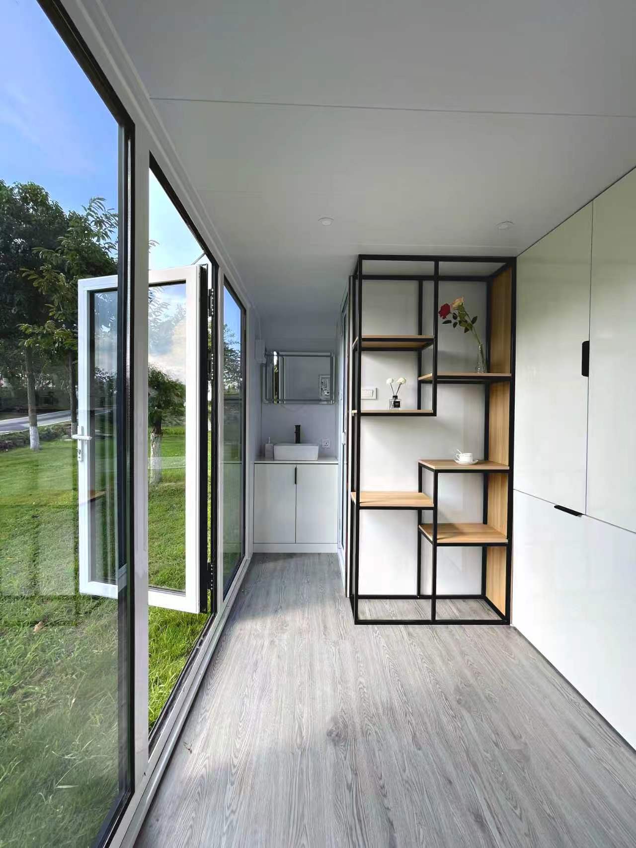 6m Self-Contained Cabin – Push-Out Type with Shower (75mm Insulated)