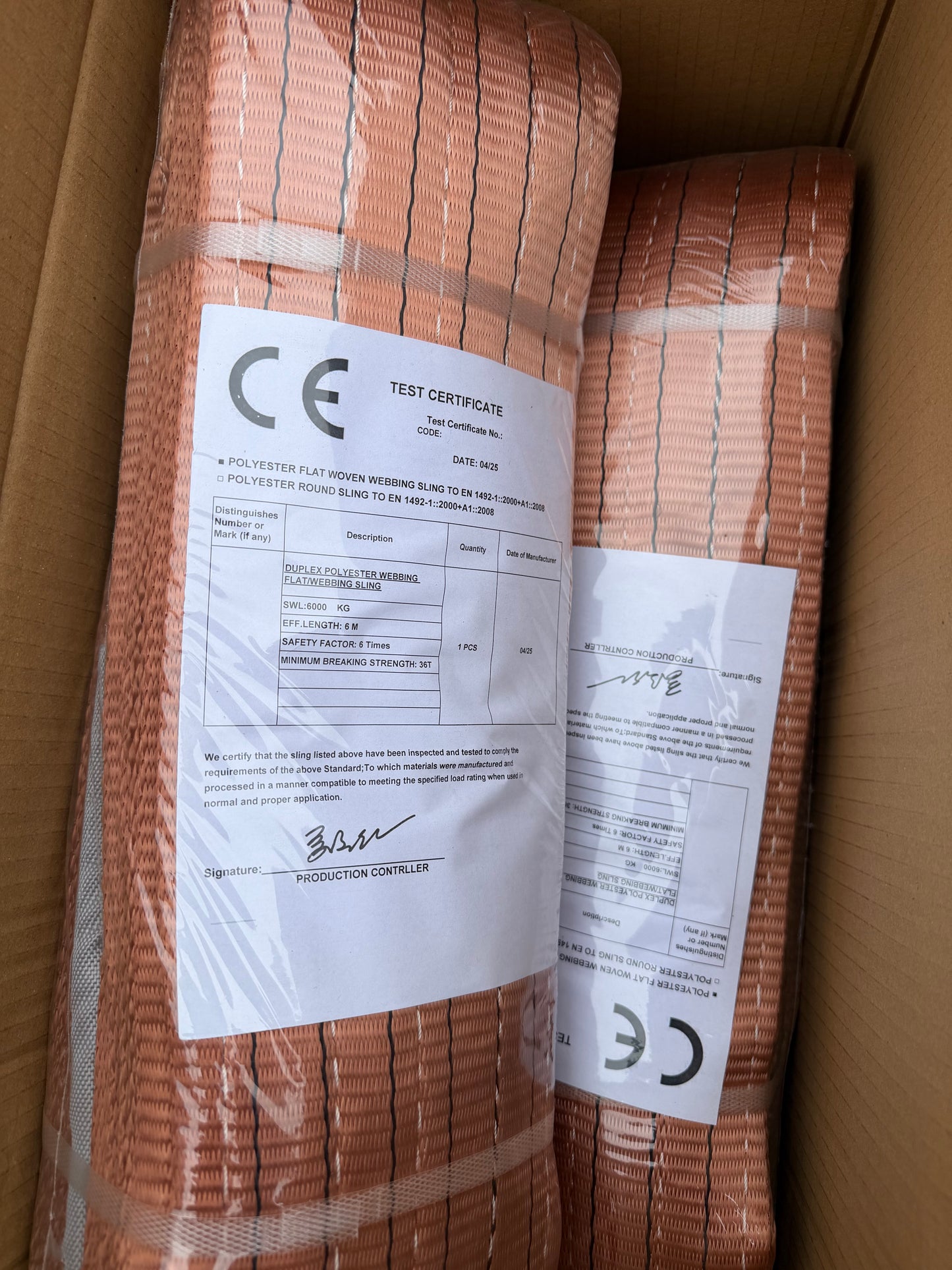 Webbing Sling 12 Pieces Heavy Duty