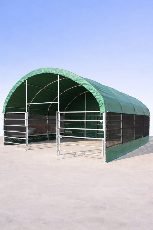 6m x 6m Heavy Duty PVC Shelter Ireland – Livestock & Storage (3.7m High)