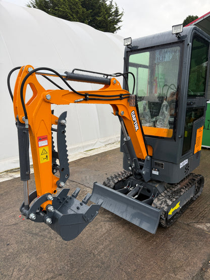 New CK13CD Mini Excavator – Enclosed Cab Unused