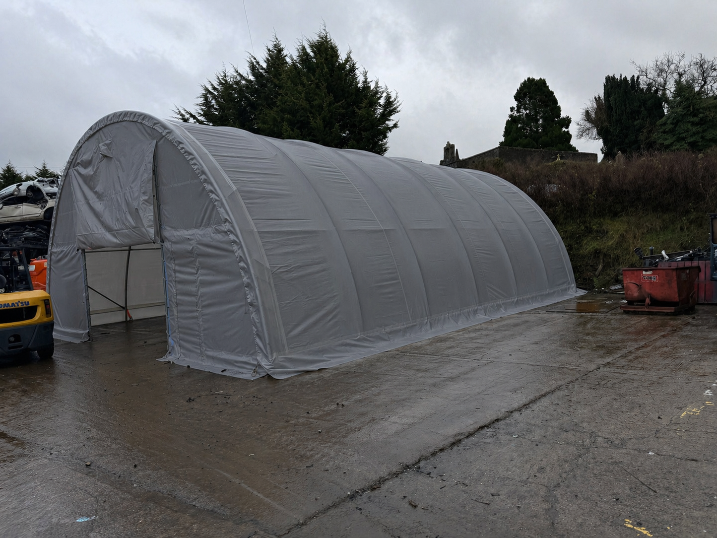 30ft x 40ft Storage Shelter (Extra Heavy Duty 900g PVC, Winch Door)