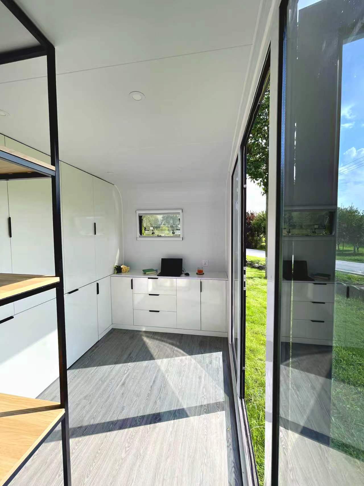 6m Self-Contained Cabin – Push-Out Type with Shower (75mm Insulated)