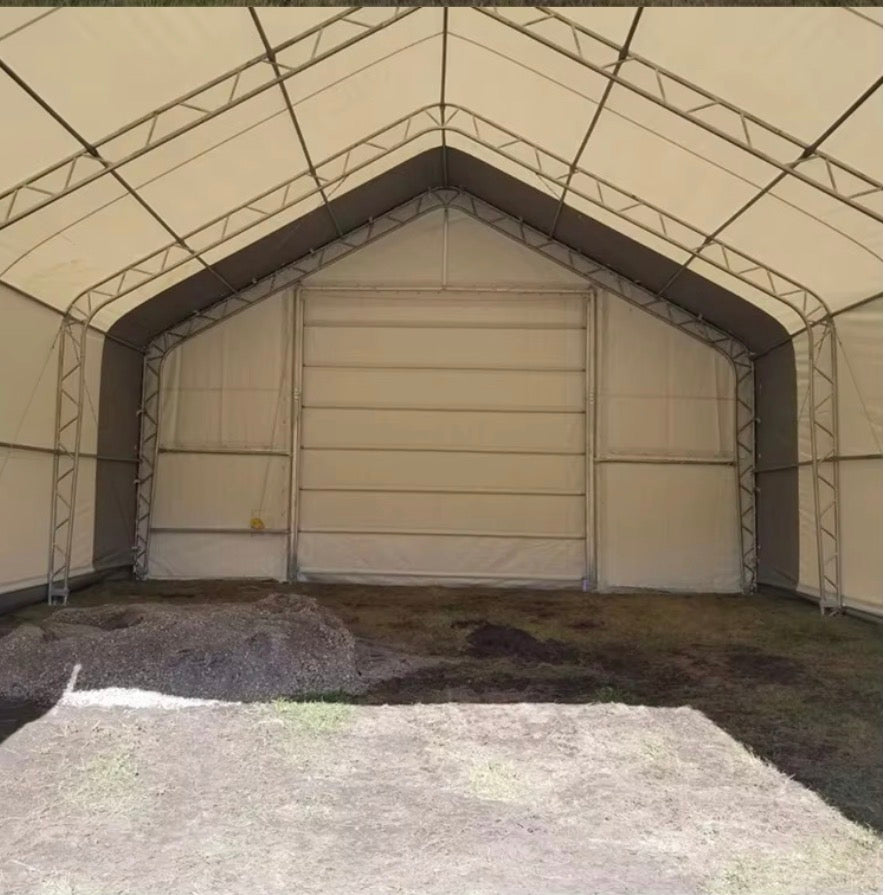33ft x 40ft Heavy Duty Storage Shelter Ireland – Titan 33-40-17DP Industrial PVC Warehouse