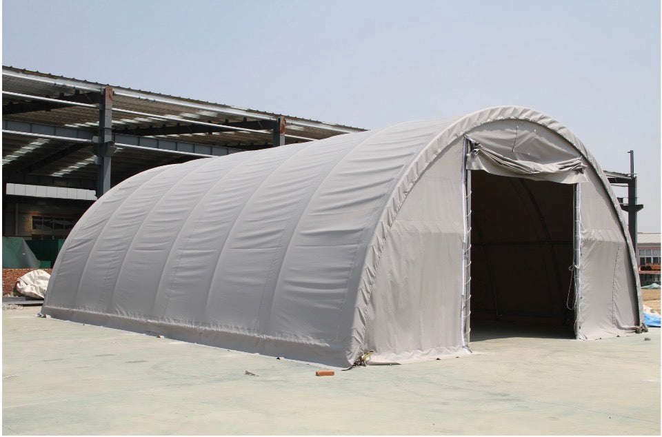 30ft x 40ft Heavy Duty Storage Shelter Ireland – Titan 30-40-15R Industrial PVC Shelter