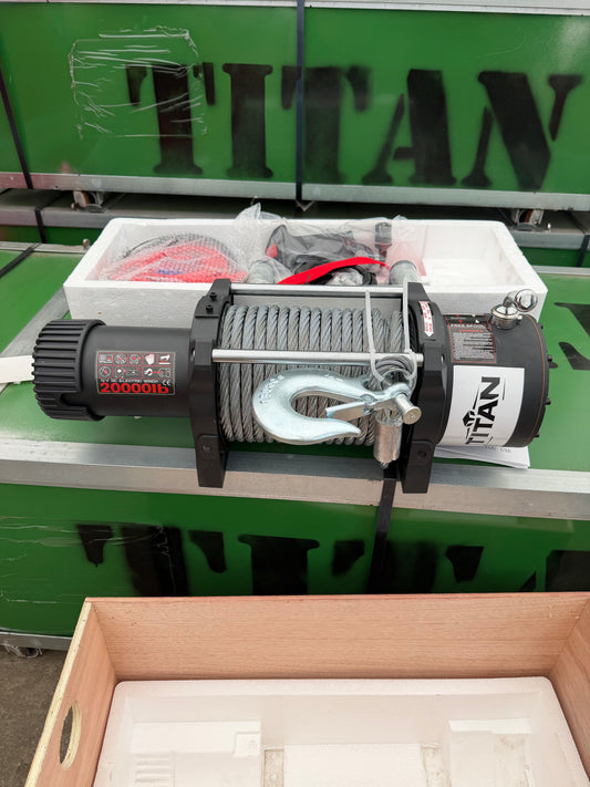 20,000lb Electric Winch Kit – Extreme Heavy Duty Recovery Winch (12V)