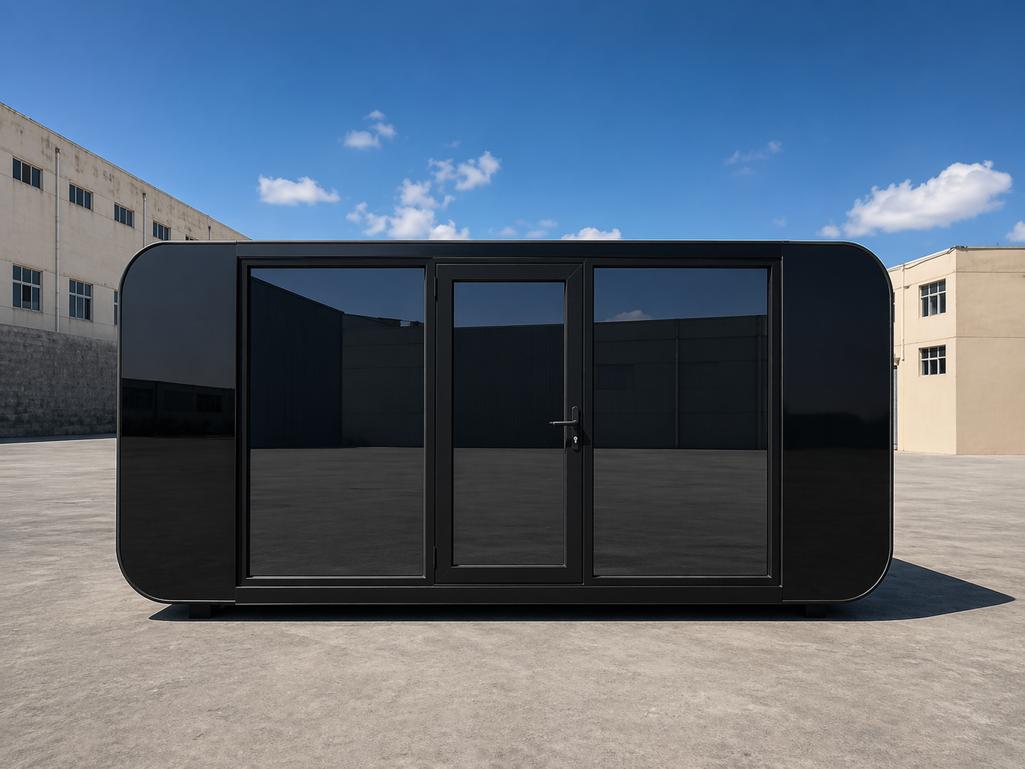 6m Self-Contained Cabin – Push-Out Type with Shower (75mm Insulated)