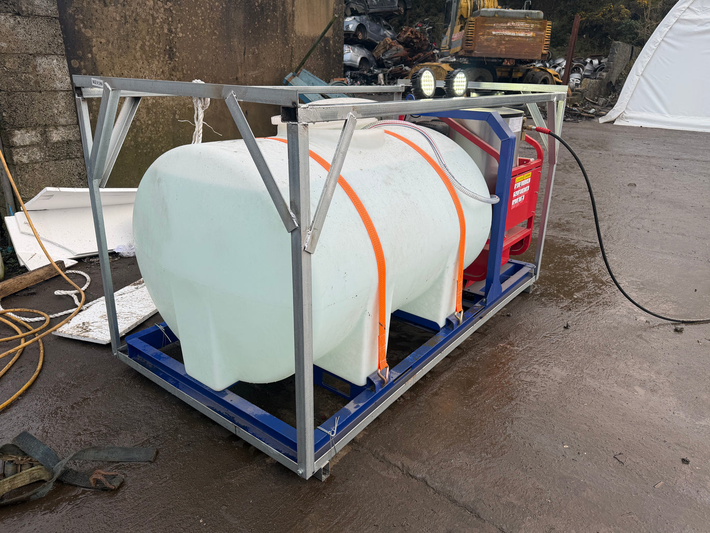 Titan 4000 PSI Mobile Hot Water Pressure Washer System – 1000L Tank – Diesel Burner