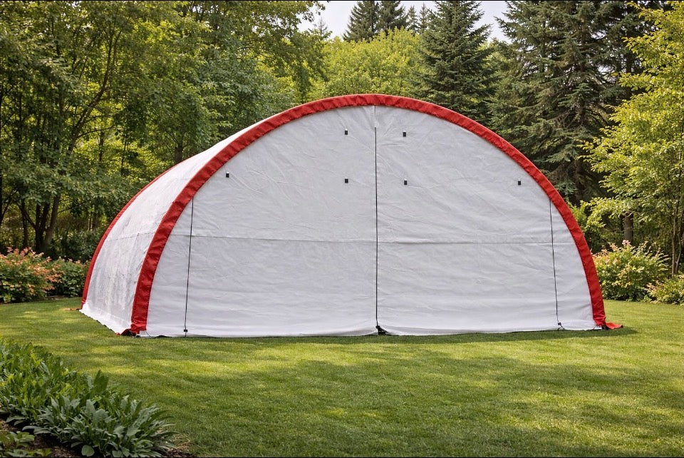 20ft x 30ft Storage Shelter Ireland – Titan Model 203012 Heavy Duty PVC
