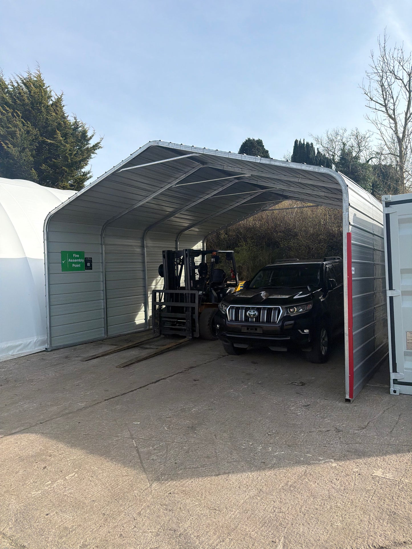 M202012 Galvanised Steel Carport Shelter Full Kit 20ft x 20ft