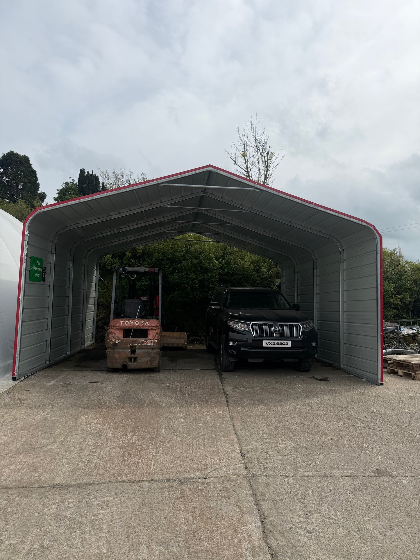 M202012 Galvanised Steel Carport Shelter Full Kit 20ft x 20ft