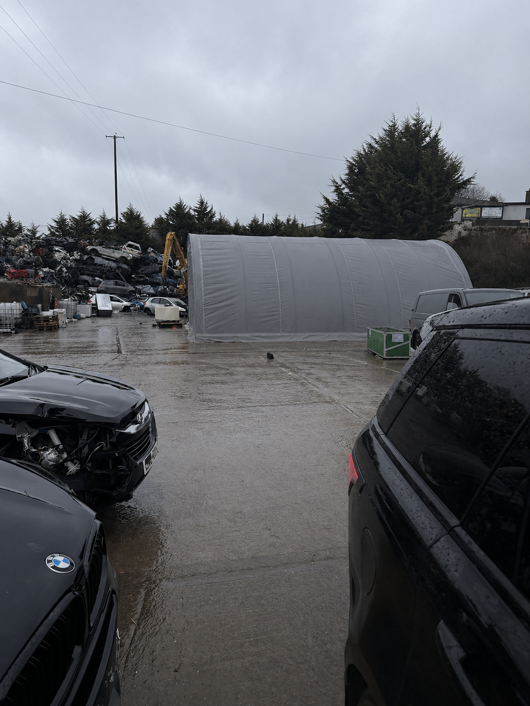 30ft x 40ft Storage Shelter (Extra Heavy Duty 900g PVC, Winch Door)