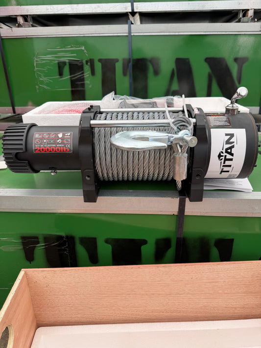 20,000lb Electric Winch Kit – Extreme Heavy Duty Recovery Winch (12V)