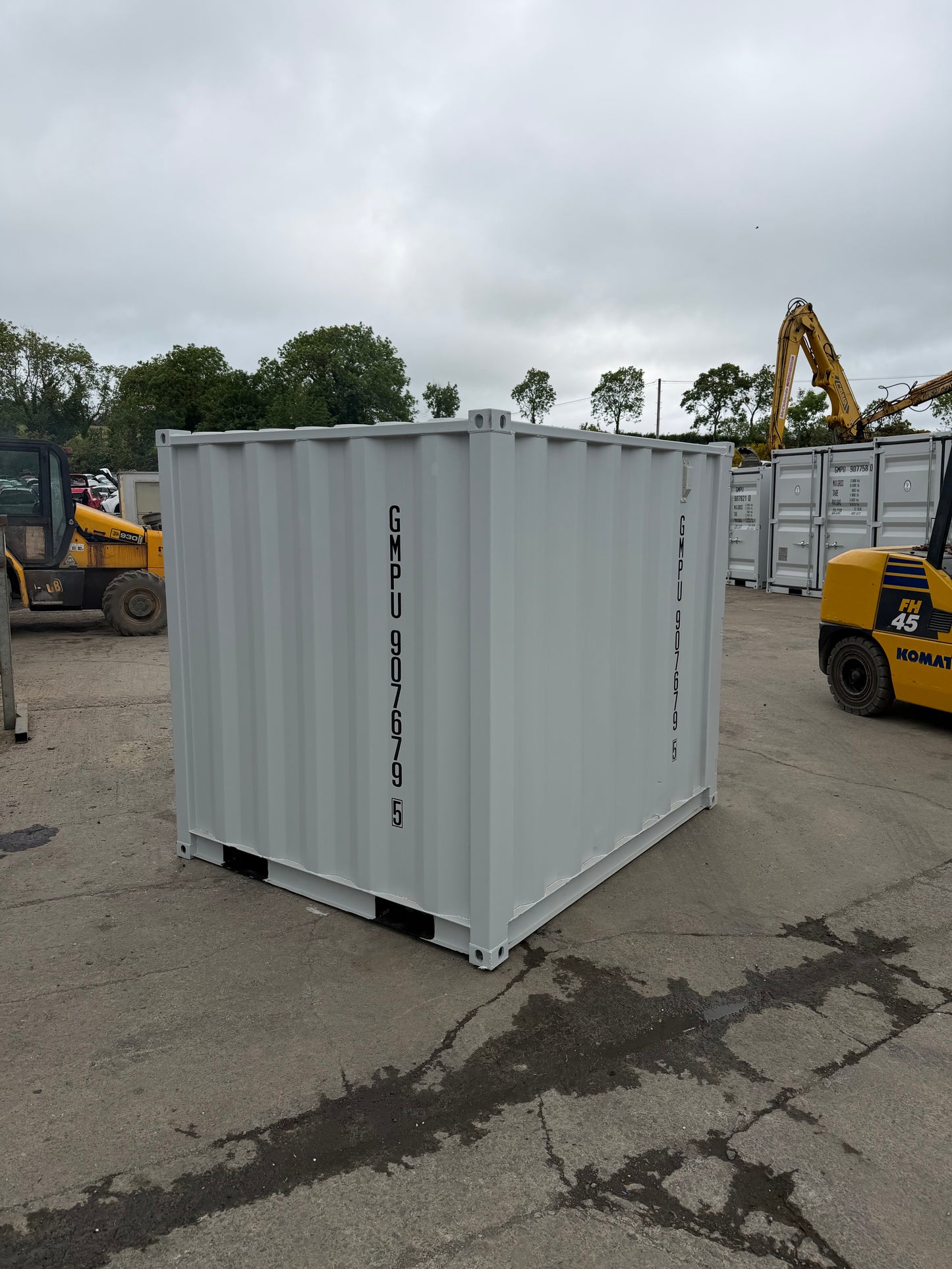 Mini Storage Container Ireland – Steel Site Container with Window & Double Door Access