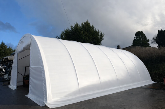 30ft x 40ft Heavy Duty Storage Shelter Ireland – Titan 30-40-15R Industrial PVC Shelter