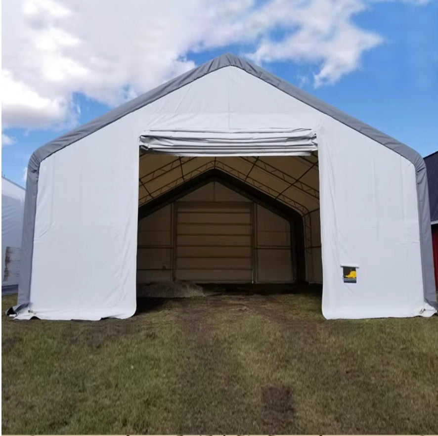 33ft x 40ft Heavy Duty Storage Shelter Ireland – Titan 33-40-17DP Industrial PVC Warehouse