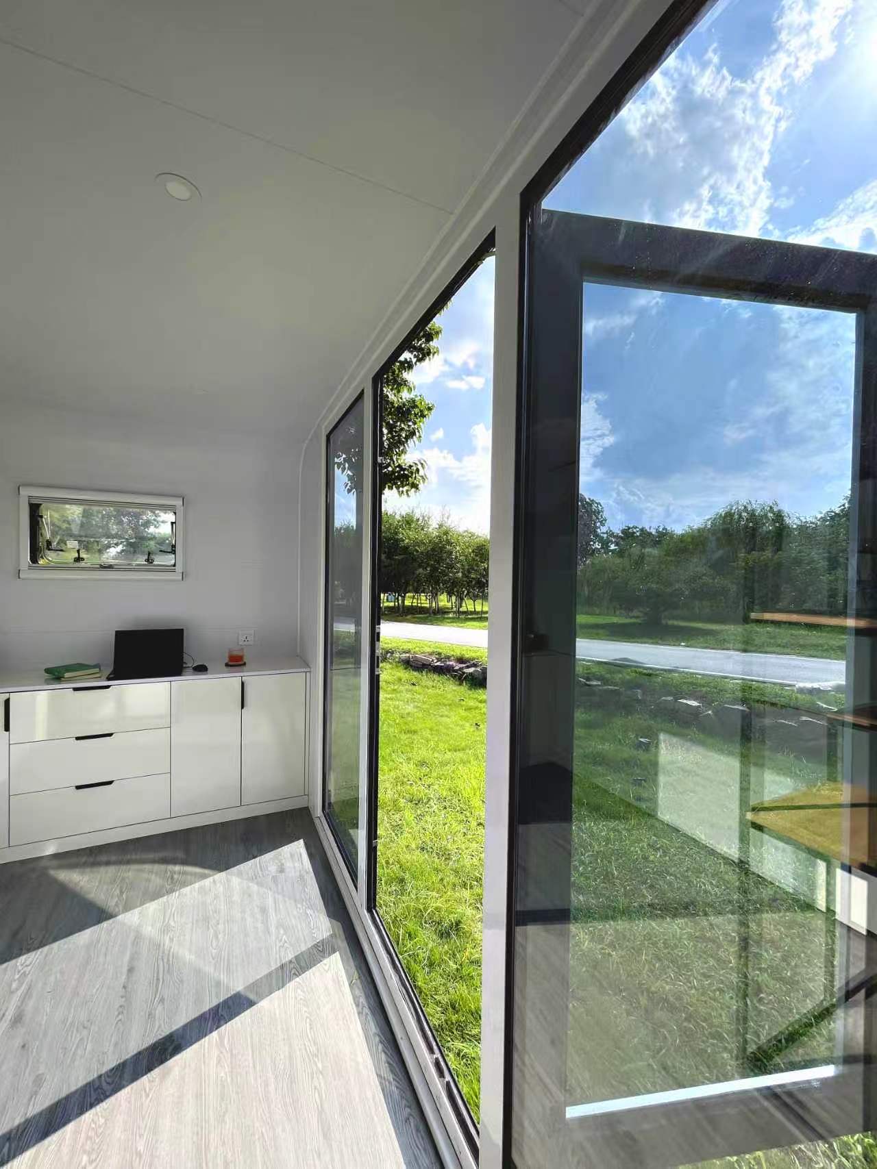 6m Self-Contained Cabin – Push-Out Type with Shower (75mm Insulated)