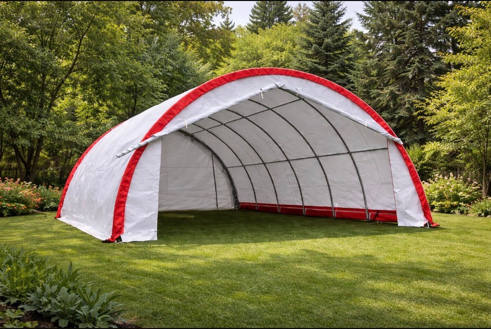 20ft x 30ft Storage Shelter Ireland – Titan Model 203012 Heavy Duty PVC