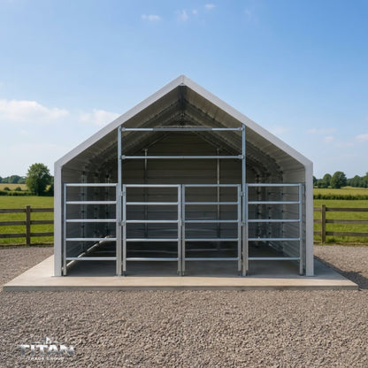 M131310 Steel Livestock Field Shelter (Galvanised, Full Kit)