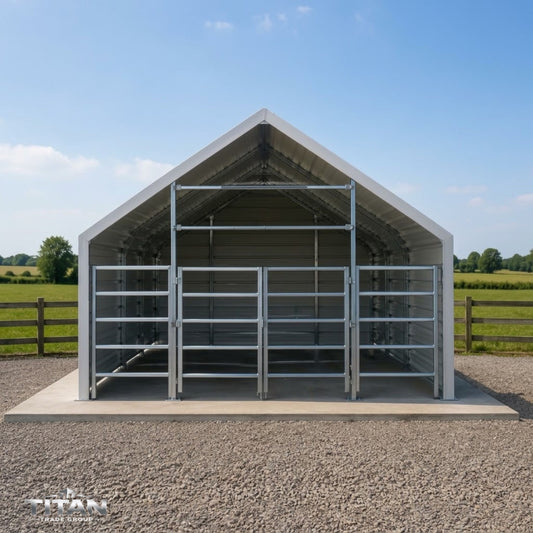 M131310 Steel Livestock Field Shelter (Galvanised, Full Kit)