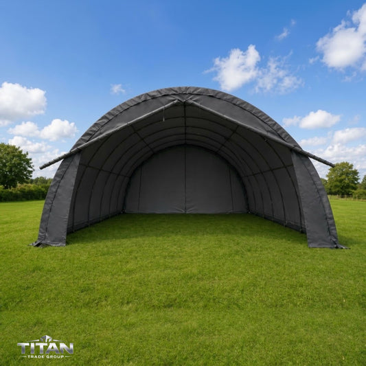 P202012R Car Port Tent (Extra Heavy Duty 900g PVC, Full Kit)