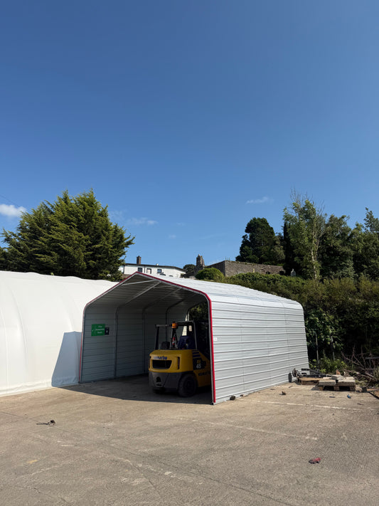 M202012 Galvanised Steel Carport Shelter Full Kit 20ft x 20ft