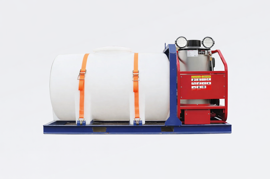 Titan 4000 PSI Mobile Hot Water Pressure Washer System – 1000L Tank – Diesel Burner