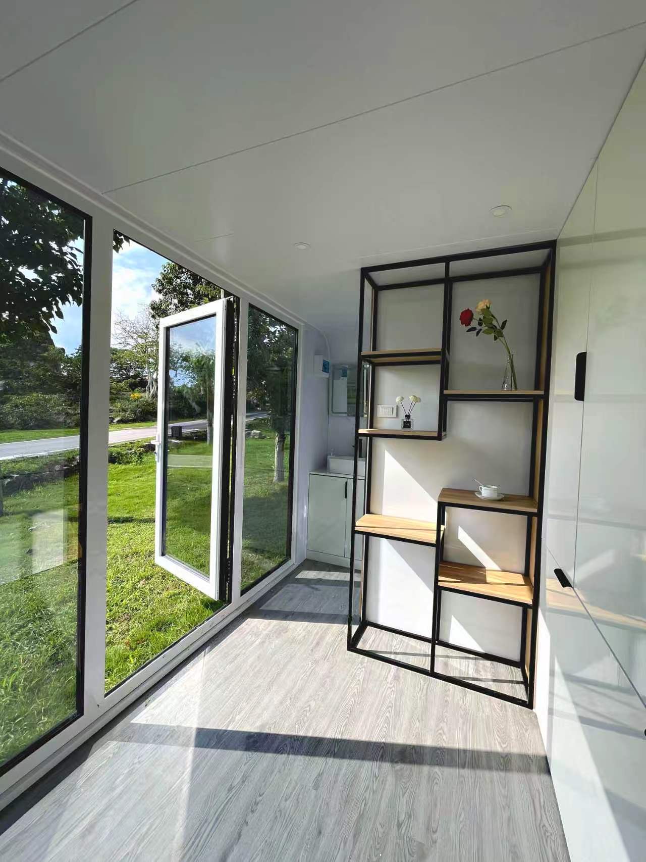 6m Self-Contained Cabin – Push-Out Type with Shower (75mm Insulated)