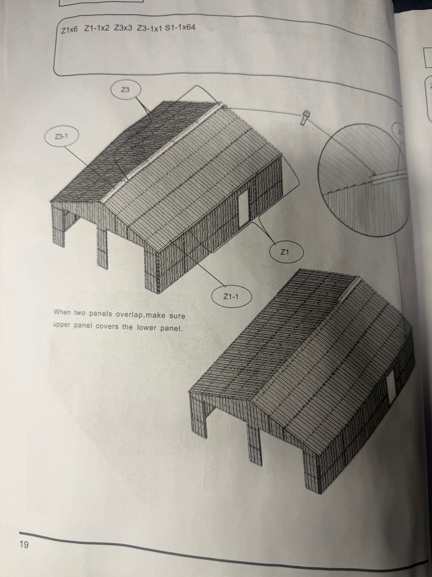 23ft x 22ft Galvanised Steel Metal Shed – Double Garage / Farm Shed