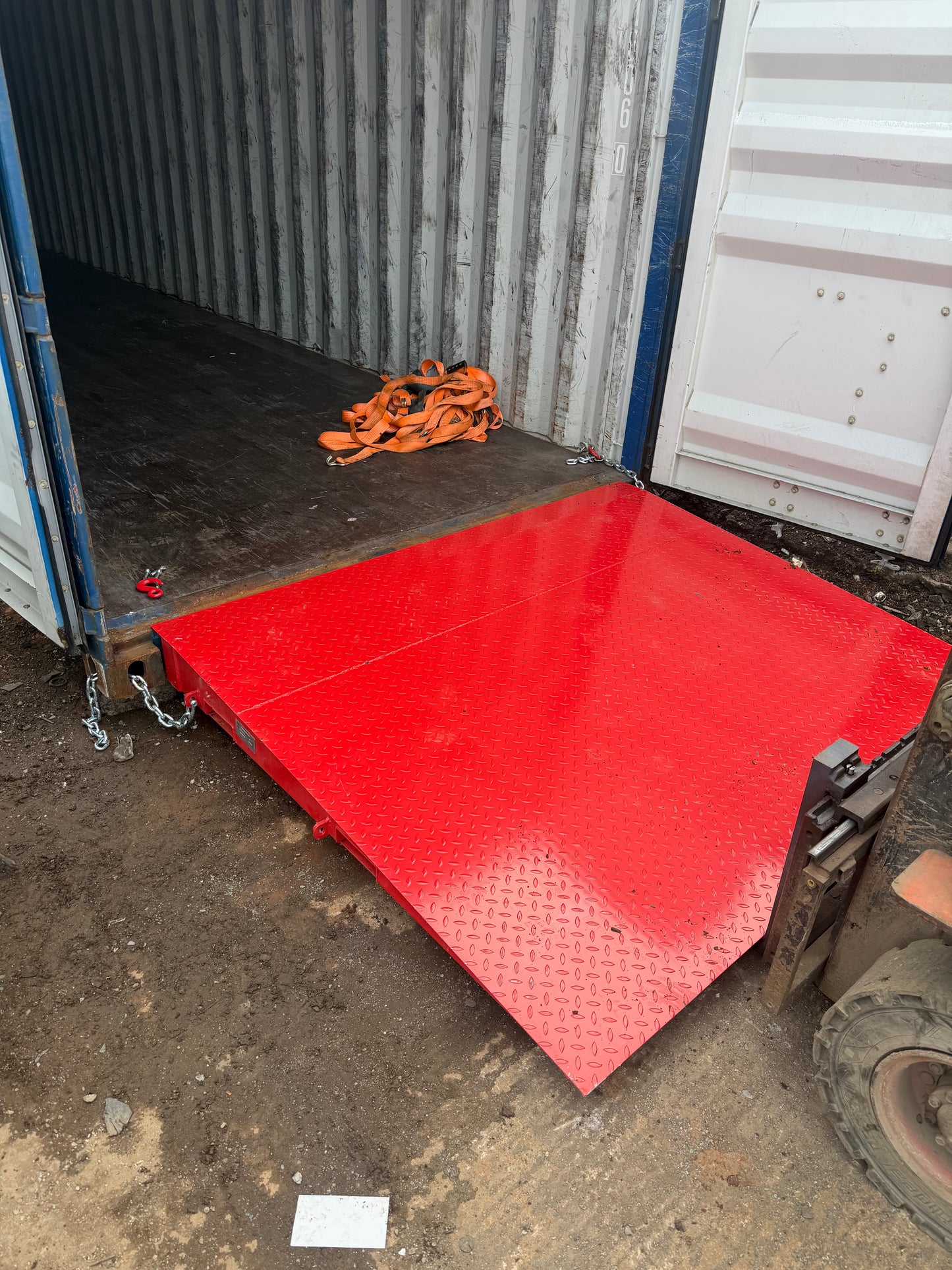 Container Loading Ramp Platform Heavy Duty