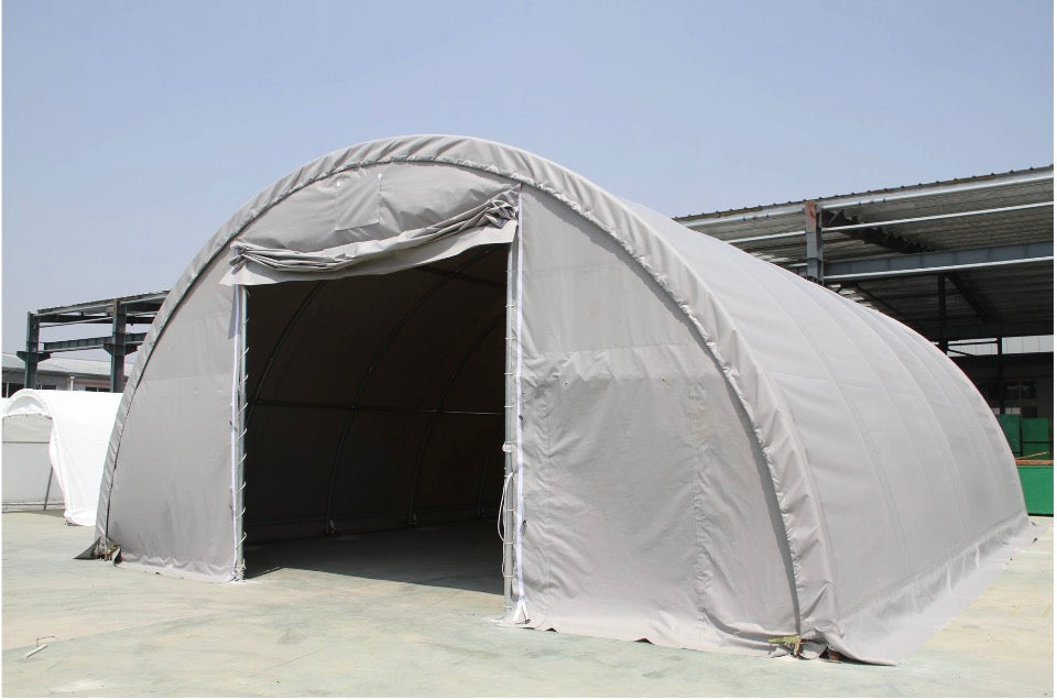 30ft x 40ft Heavy Duty Storage Shelter Ireland – Titan 30-40-15R Industrial PVC Shelter