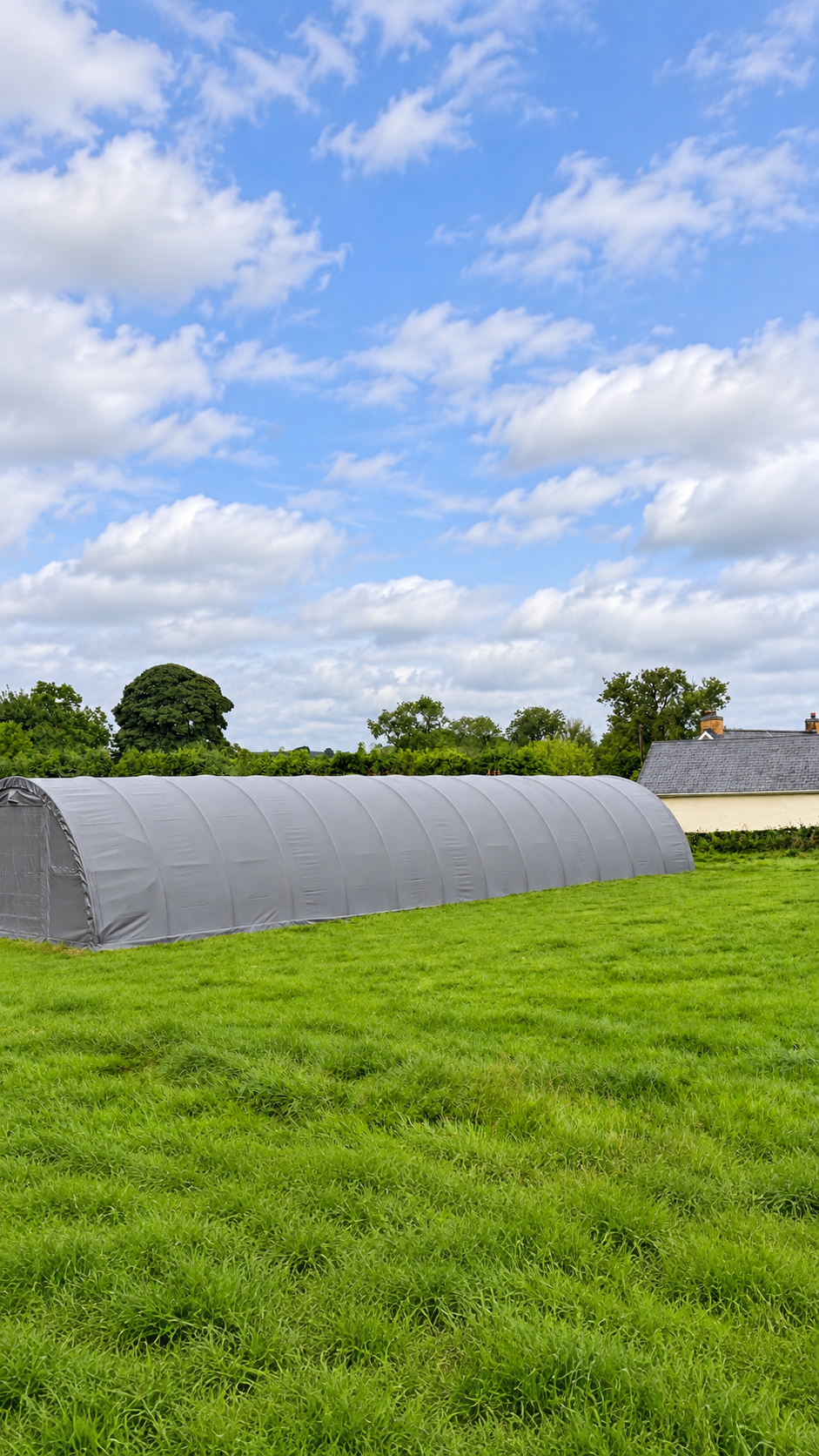30-85-15R Industrial Tent (900gsm PVC, Winch Doors)