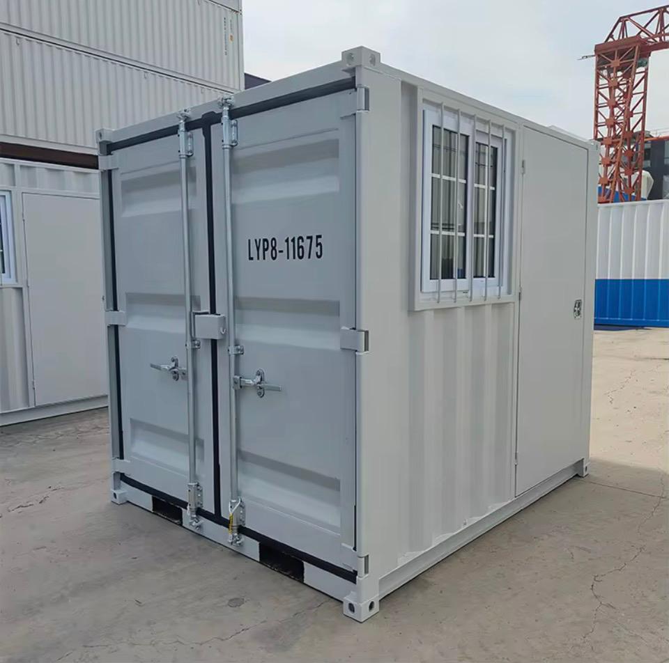 Mini Storage Container Ireland – Steel Site Container with Window & Double Door Access