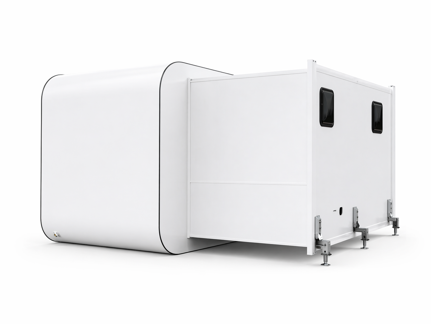 6m Self-Contained Cabin – Push-Out Type with Shower (75mm Insulated)