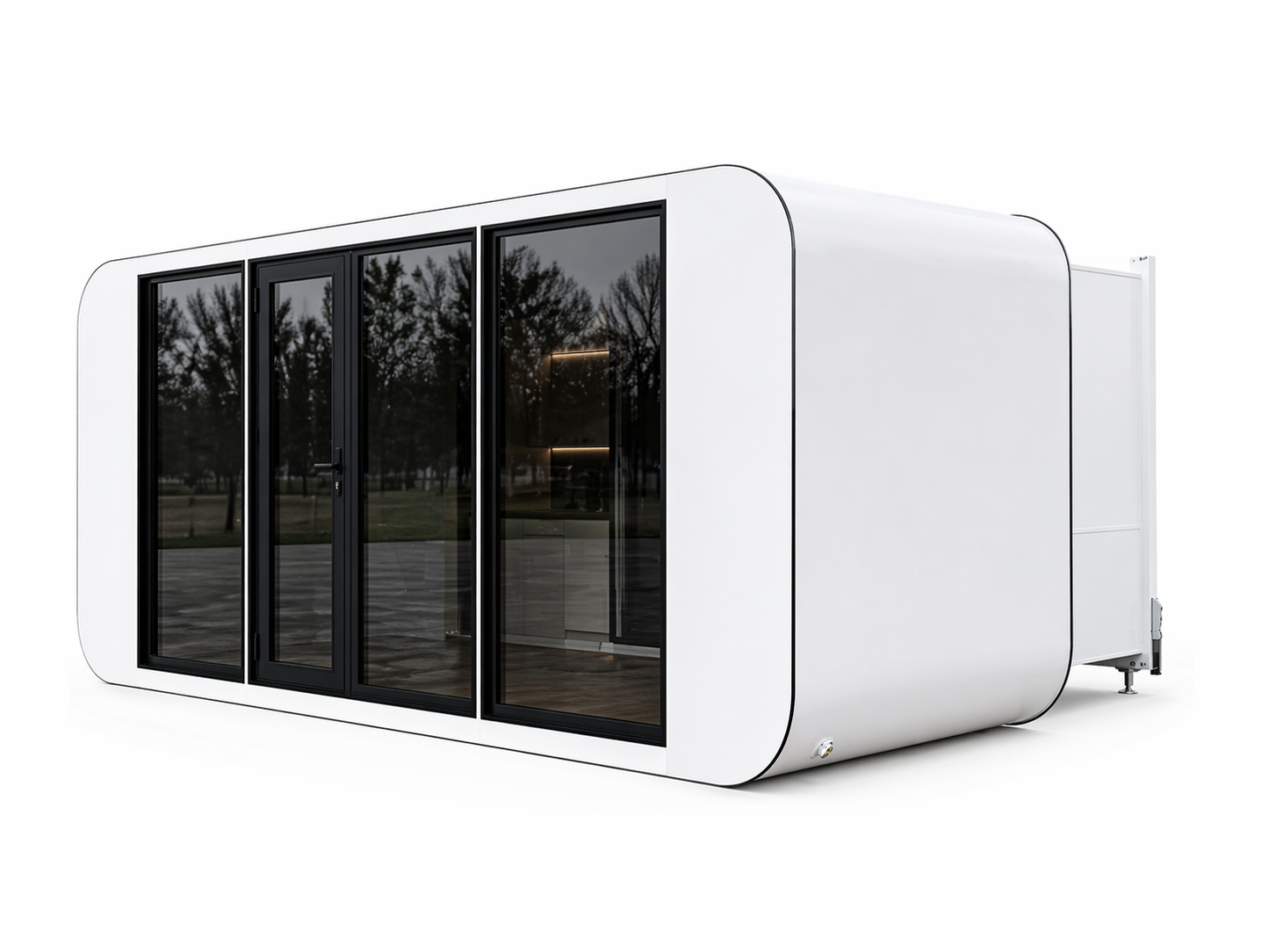 6m Self-Contained Cabin – Push-Out Type with Shower (75mm Insulated)